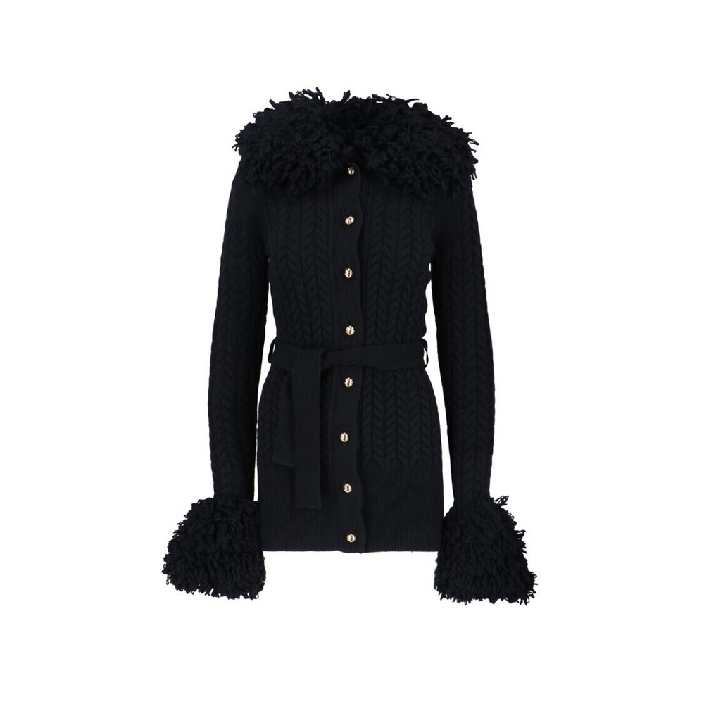 Patou Classic Black Sweater With Timeless Design